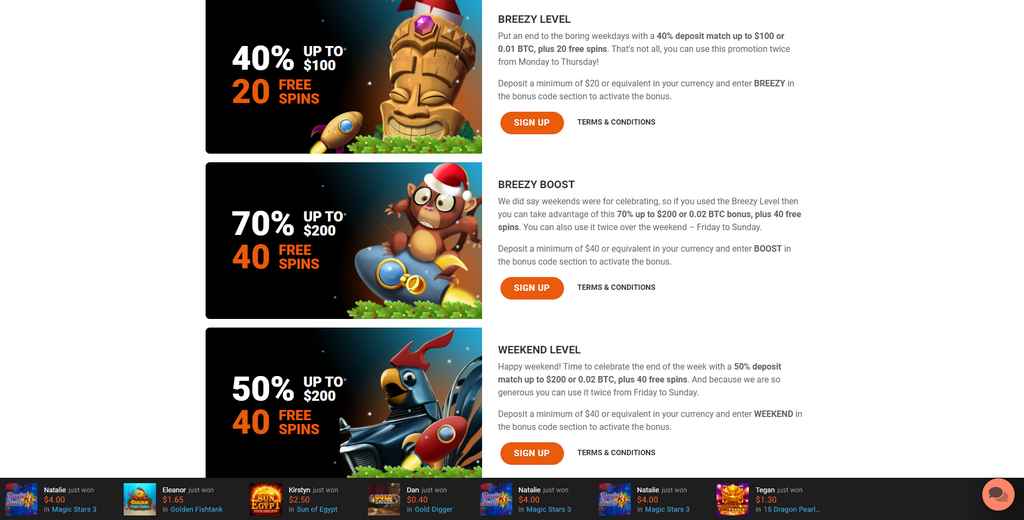 LevelUp Gambling Establishment No Down Payment Bonus Codes & Promotions